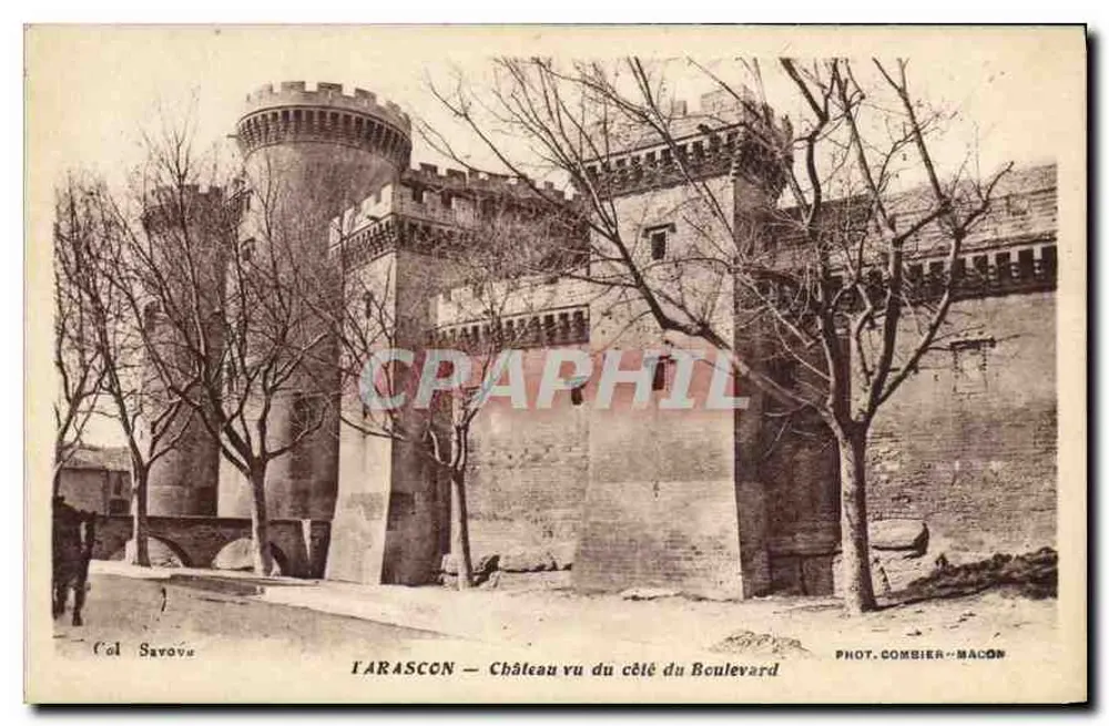 Farascon — Castelo visto do lado do Boulevard — Fot. Combier-Macon - Frente