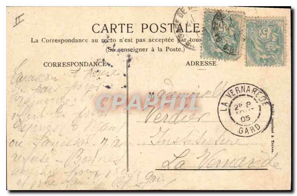 Tarascon — Vista geral — Fot. Blanchin, Tarascon - Verso