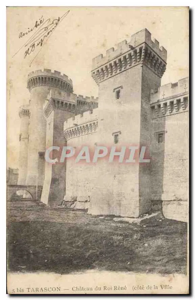 Tarascon — Schloss des Königs René (Seite der Stadt) - Vorderseite
