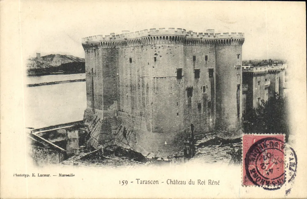 Tarascon — Zamek Króla René — Fototyp. E. Lacour — Marsylia — n° 159 - Awers