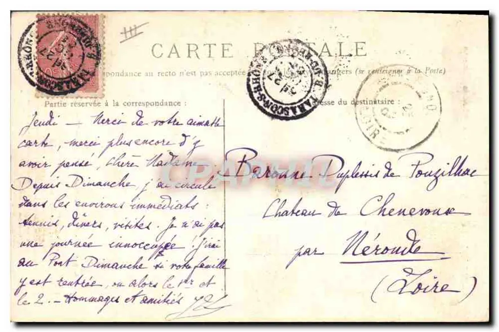 Tarascon — A Villa Tartarin — Phot Blanchin, Tarascon - Verso