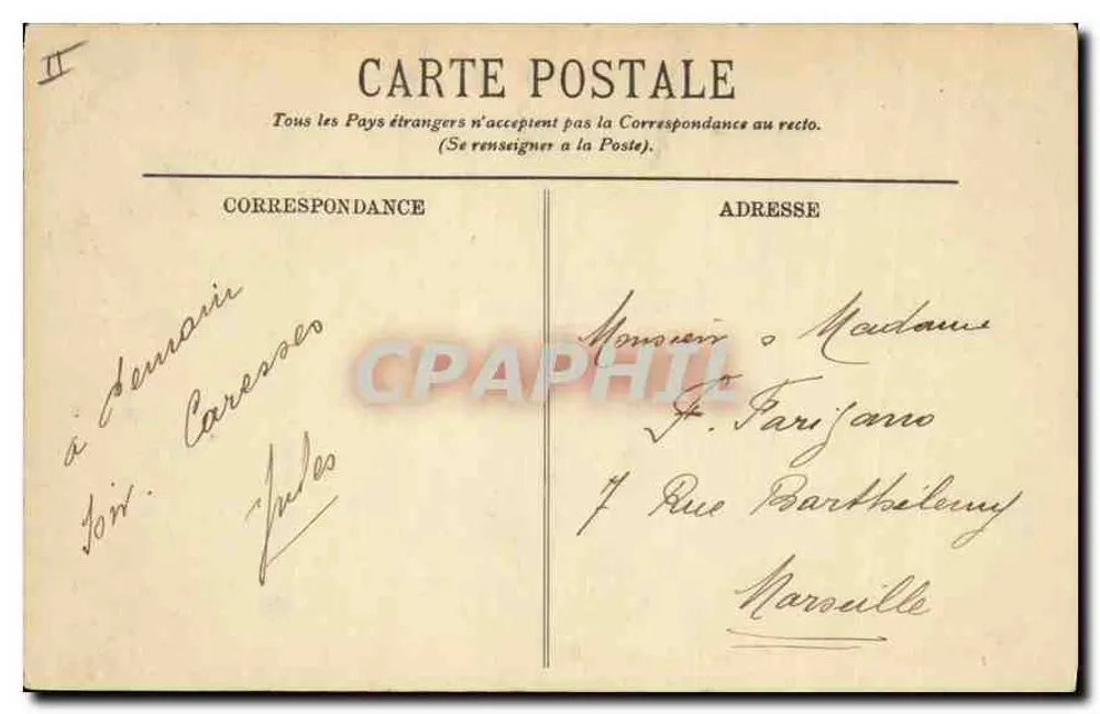Tarascon — O Ponte Suspensa em direção a Beaucaire — LL. - Verso