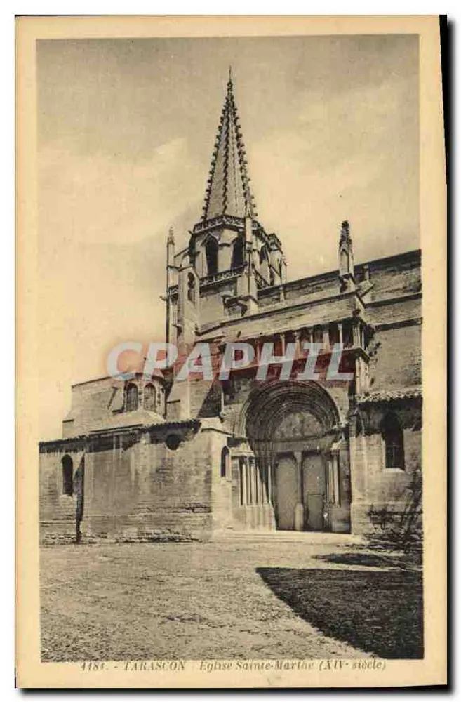Tarascon - Igreja de Santa Maria (século XIV) — Editor A Cigogne, Marselha, n° 4489 - Frente