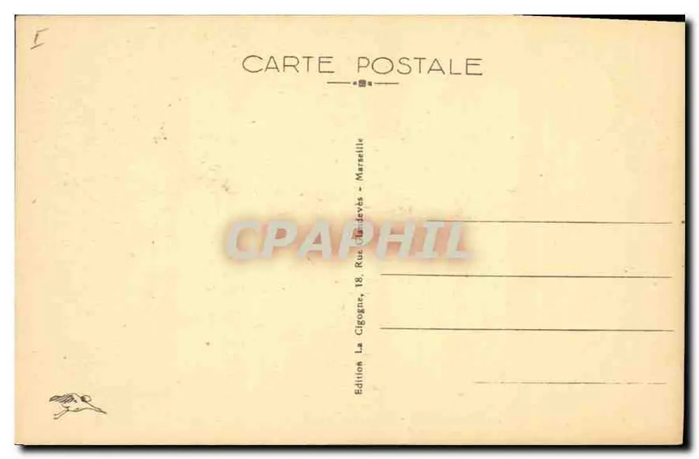 Tarascon - Igreja de Santa Maria (século XIV) — Editor A Cigogne, Marselha, n° 4489 - Verso