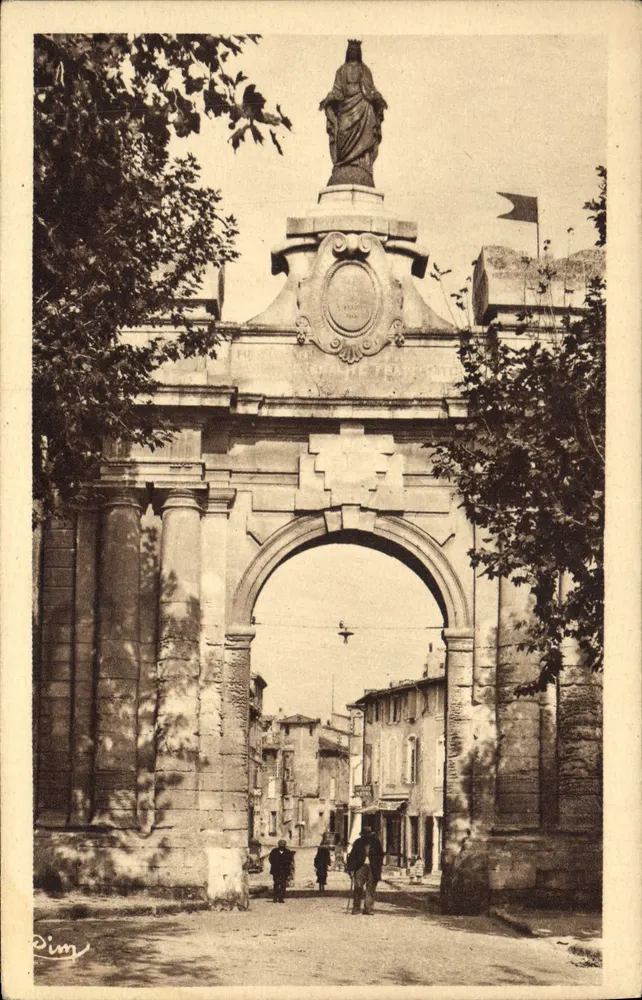 Tarascon-sur-Rhône — La Porte Saint-Jean — Hellographie Naccon - Vorderseite