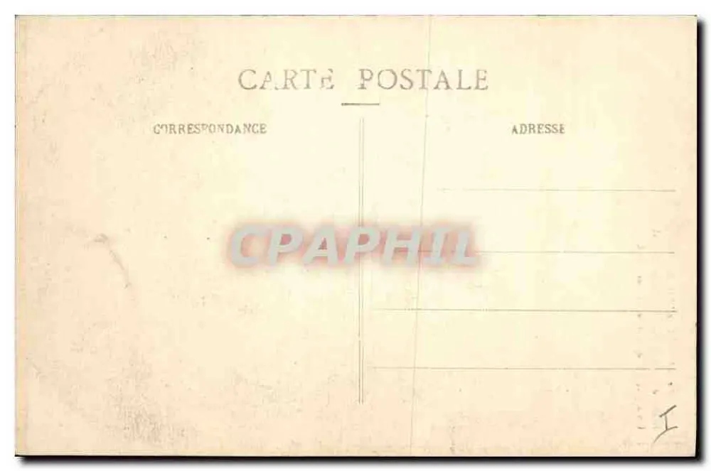 Forêt-de-Lente — Route de Combe-Laval, erster Tunnel — P.L. - Rückseite