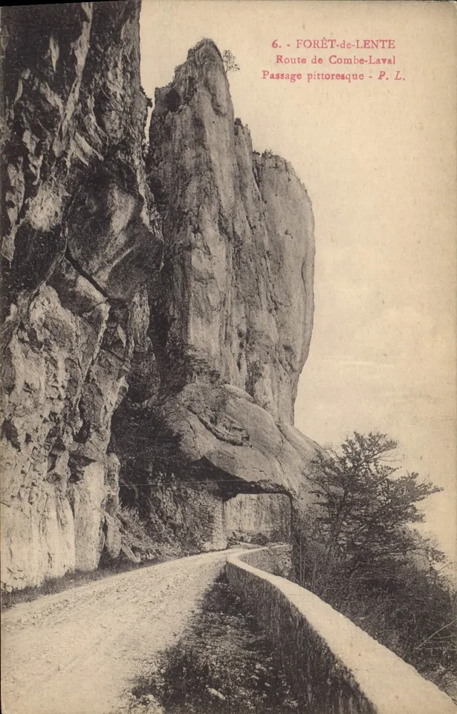 Forêt-de-Lente — Route de Combe-Laval — P. L. - Vorderseite