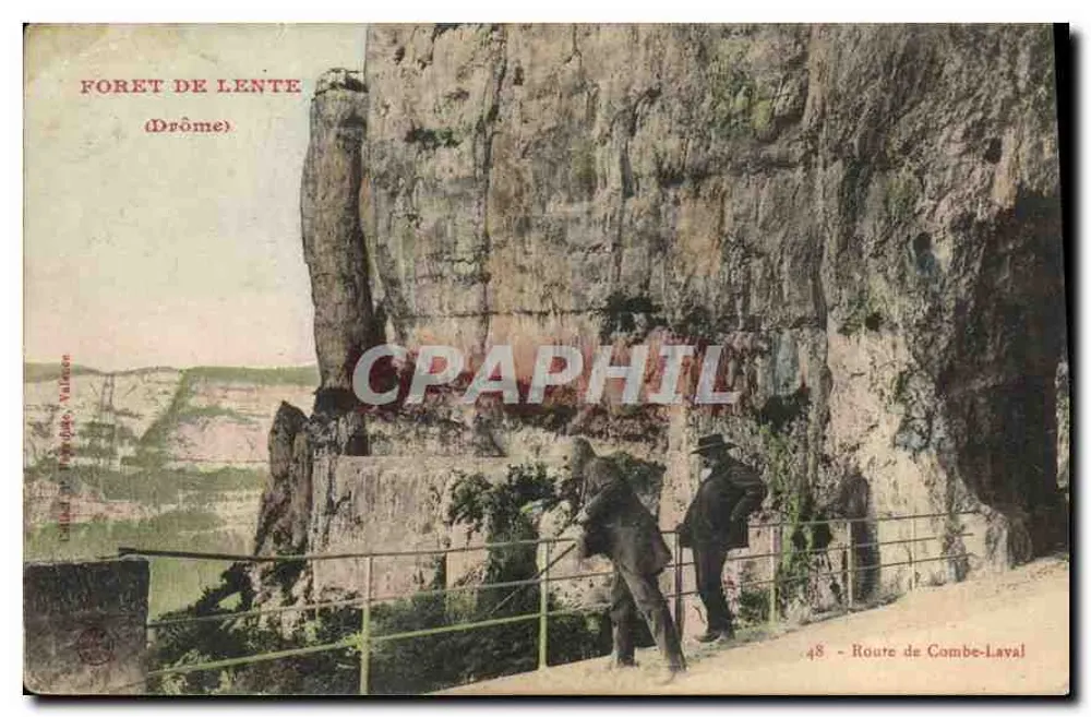 Floresta de Lente (Drôme) — Estrada de Combe-Laval — editor: C. P. L. V. N. (Villefranche-sur-Saône) - Frente
