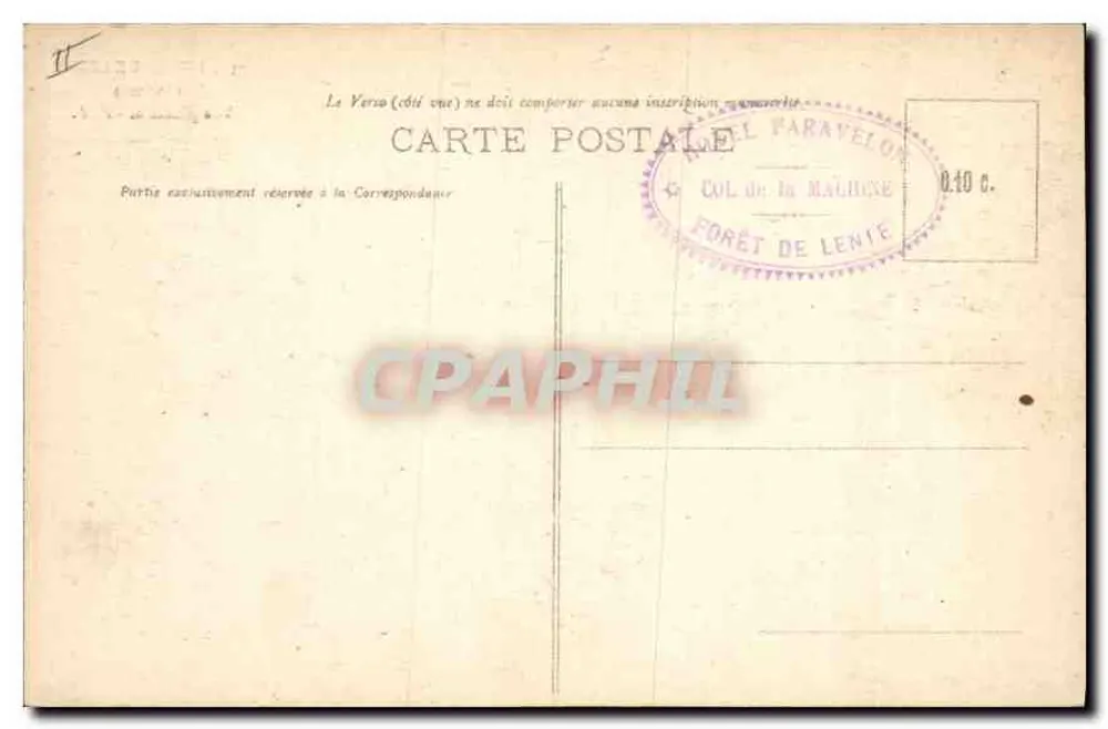 Floresta de Lente (Drôme) — Vista geral — P. L. - Verso