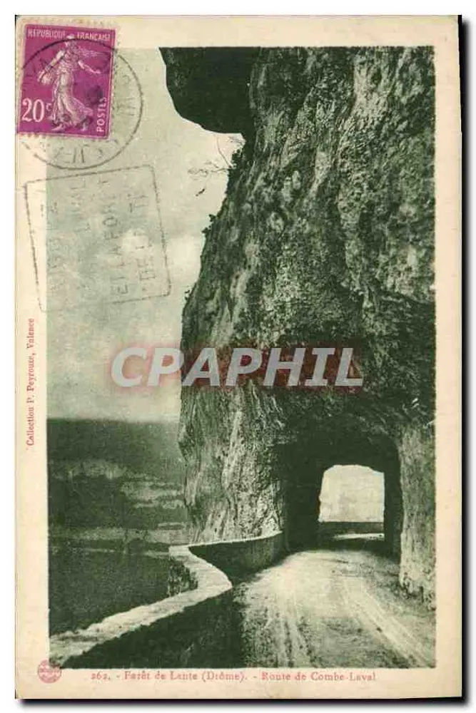 Ferät de Lente (Drôme) — Estrada de Combe-Laval — editor P. Poyroux, Valence, n° 262 - Frente