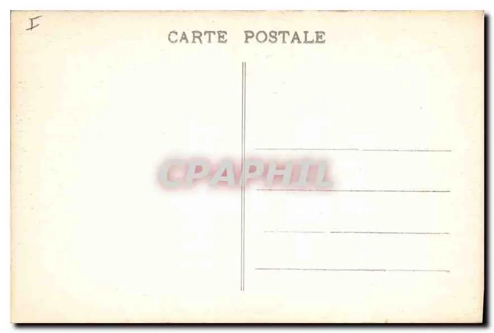 Floresta de Lente (Drôme) — Estrada de Combe-Laval — Editor: Carte Postale, n°47 - Verso