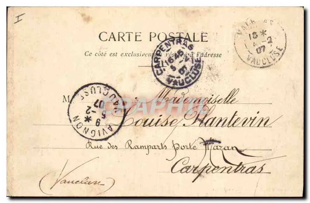 Grignan - Castelo - Ruínas da Facha de Carcassonne — Editor L. Repaul, aux Dix Mille Ardoises, Vaulx - Verso