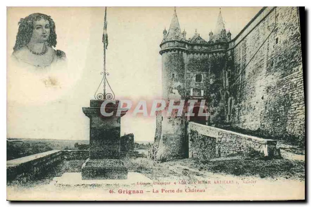 Grignan — La Porte du Château — Éditions Grignan « Aux Six Mille Articles », Valence - Awers