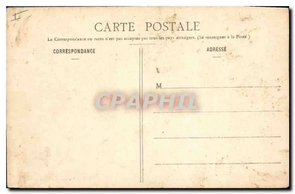 Grignan — A Porta do Castelo — L. Reveron, Aux Dix Mille Articles, Valréas - Verso