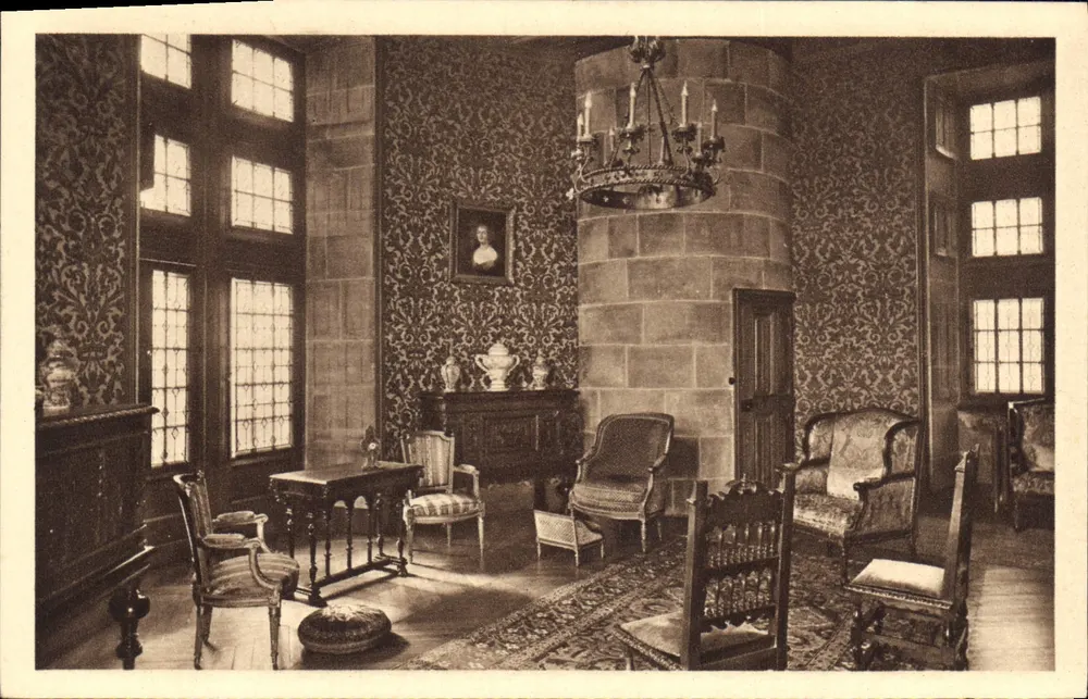 Château de Grignan — französischer Salon 1. — Kunstausgabe Vizzavona, Paris - Vorderseite