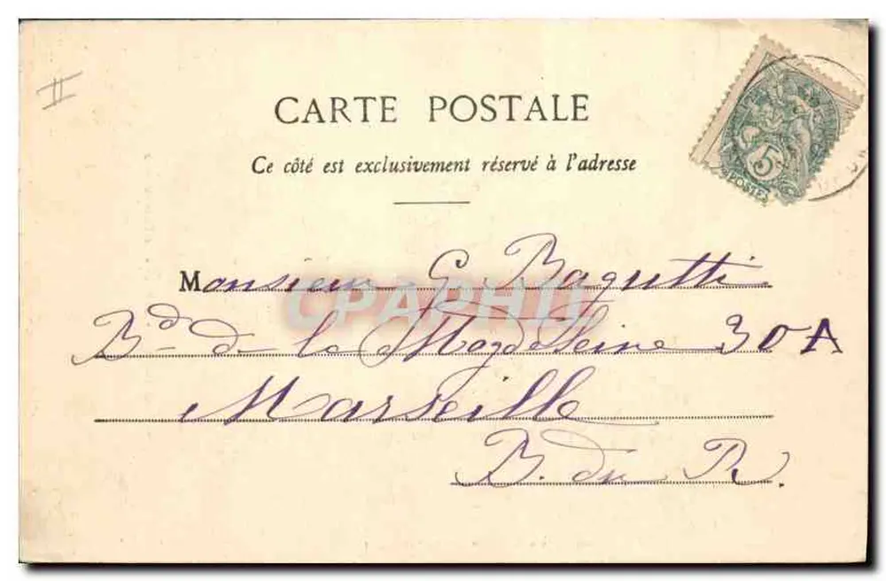 Grignan - Castelo - Torre Sévigné — L. Revon & Aux dix mille articles, Valréas, n°98 - Verso