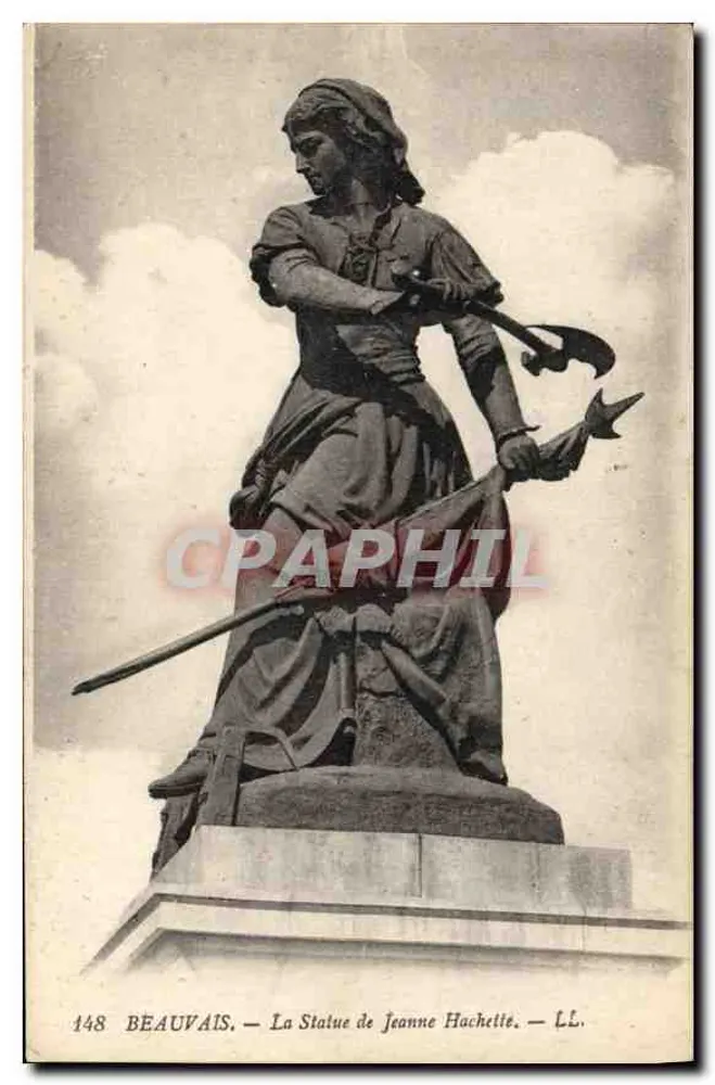 Beauvais — A Estátua de Jeanne Hachette — LL. — n°148 - Frente