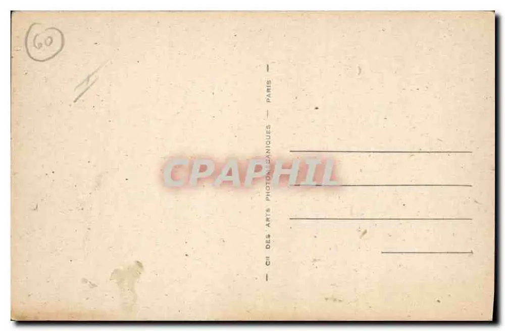 Beauvais — A rua da Manufatura — Cie des Arts Photographiques, n°269 - Verso