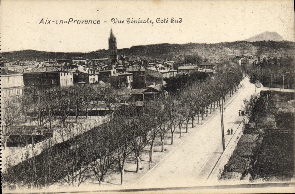 Aix-en-Provence — Vista Geral, Lado Sul — Editor não identificado - Frente