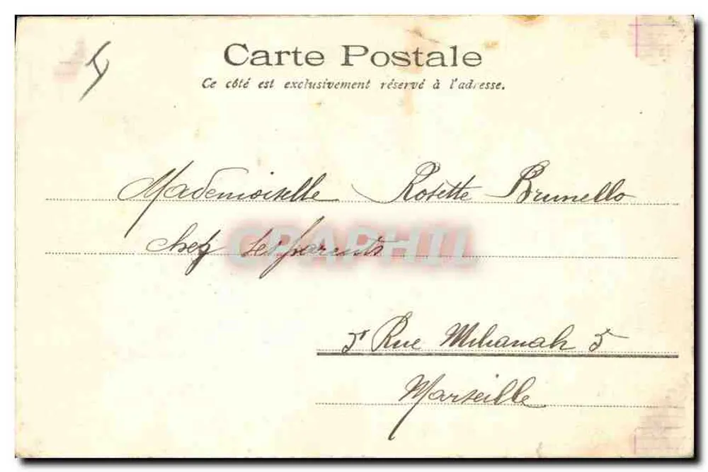 Aix-en-Provence — Estátua do Rei René — Editores Artistas, n° 209 - Verso