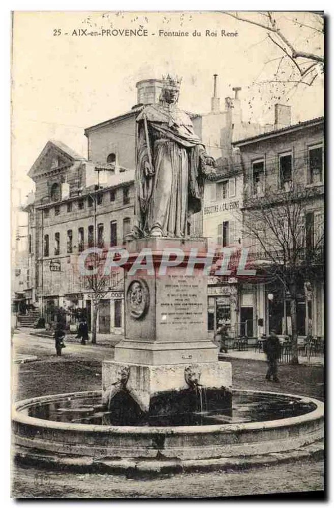 AIX-EN-PROVENCE - Fontaine du Roi René — Verlag AIX-EN-PROVENCE & CALEFSONS - Vorderseite