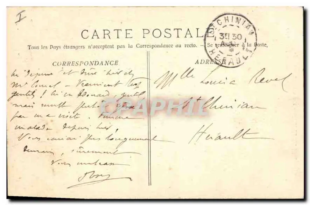 Aix-en-Provence - Estátua do Rei René — coleção Jaussaud, n°25 - Verso