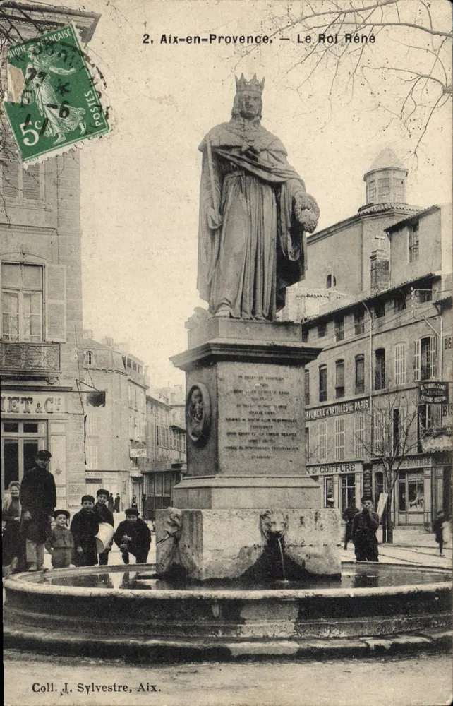 Aix-en-Provence — Koning René — J. Sylvestre, Aix - Voorkant