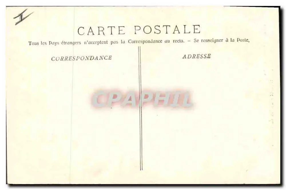 Aix-en-Provence - Estátua do Rei René — coleção Jaussaud, n°25 - Verso