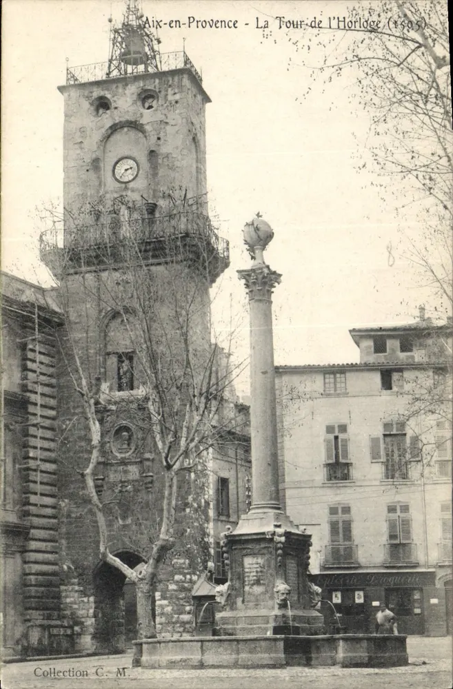 Aix-en-Provence - Die Uhrenturm (1503) — Sammlung C. M. - Vorderseite