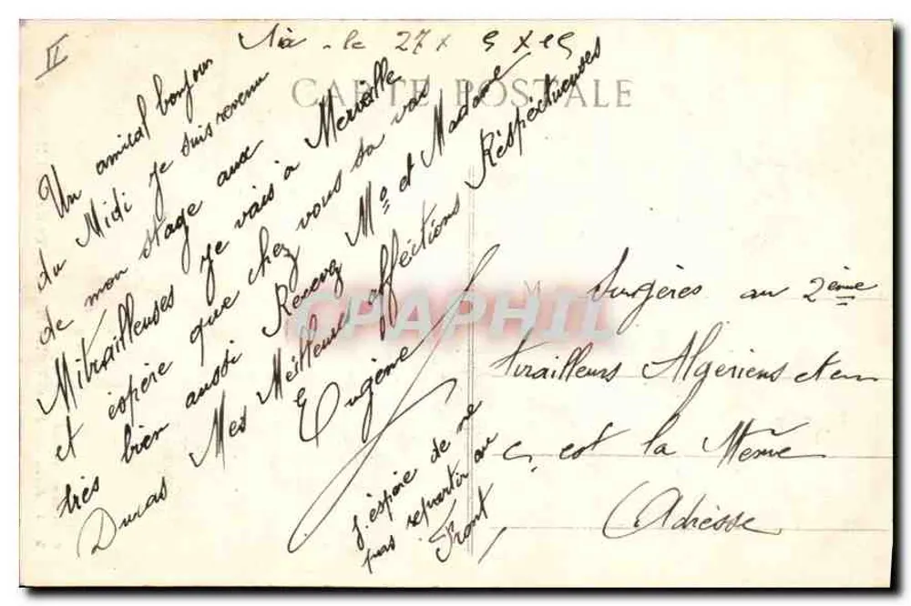 Aix-en-Provence — Die Uhrstube — Collection Jauassaud n°205 - Rückseite