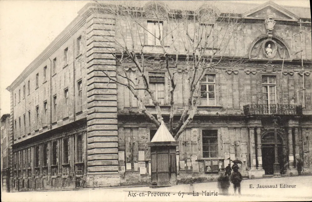 Aix-en-Provence - 67 - A Prefeitura — E. Jaussaud Editor - Frente