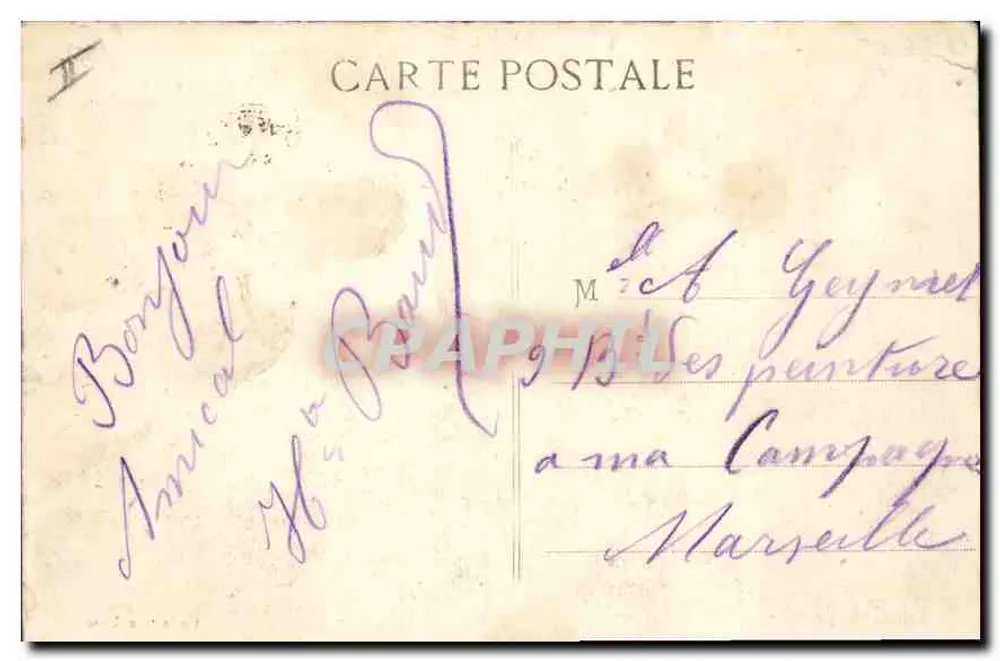 Aix-en-Provence - Das Rathaus und die Uhrturm — Verlag MAGGI N° 10 - Rückseite