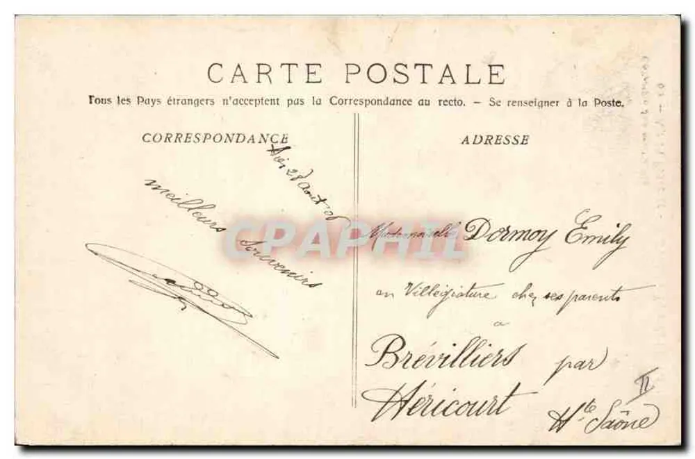 Aix-en-Provence — Die Stadtverwaltung - Turm der Uhr — Sammlung Jaussaud, n°66 - Rückseite