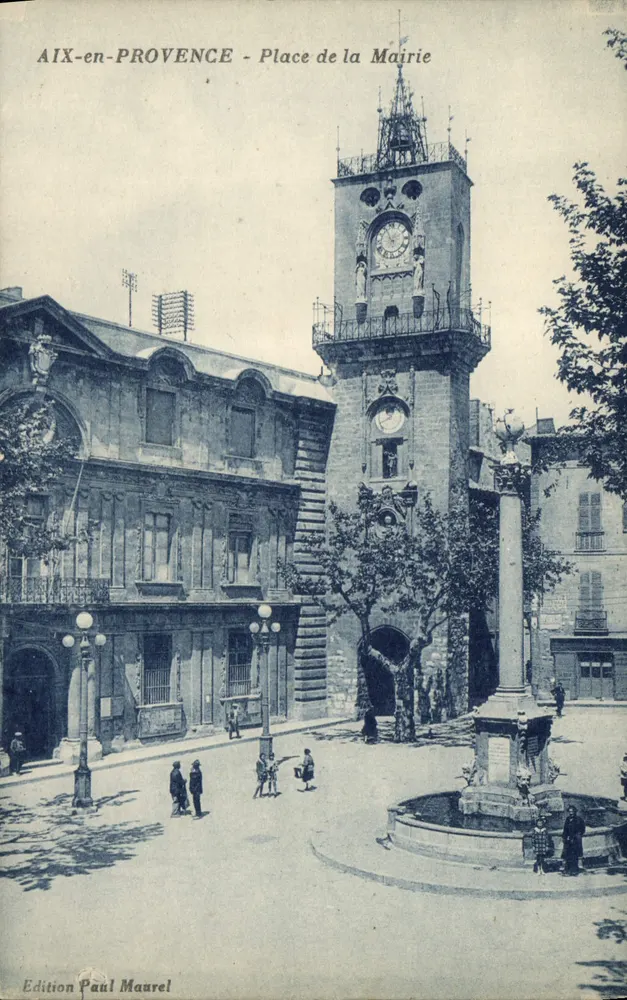 Aix-en-Provence - Place de la Mairie — Edition Paul Maurel - Vorderseite