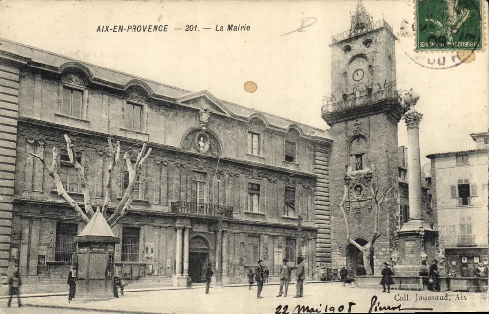 Aix-en-Provence — A Prefeitura — Coleção Jaussaud, n°201 - Frente