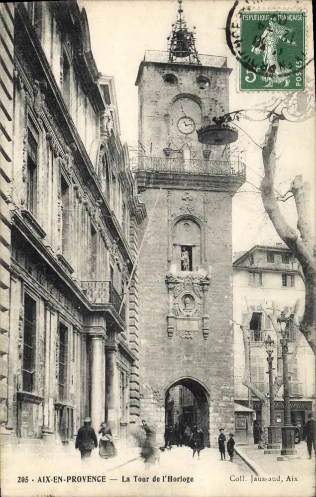 Aix-en-Provence — La Tour de l'Horloge — Sammlung Jausaud, Aix - Vorderseite