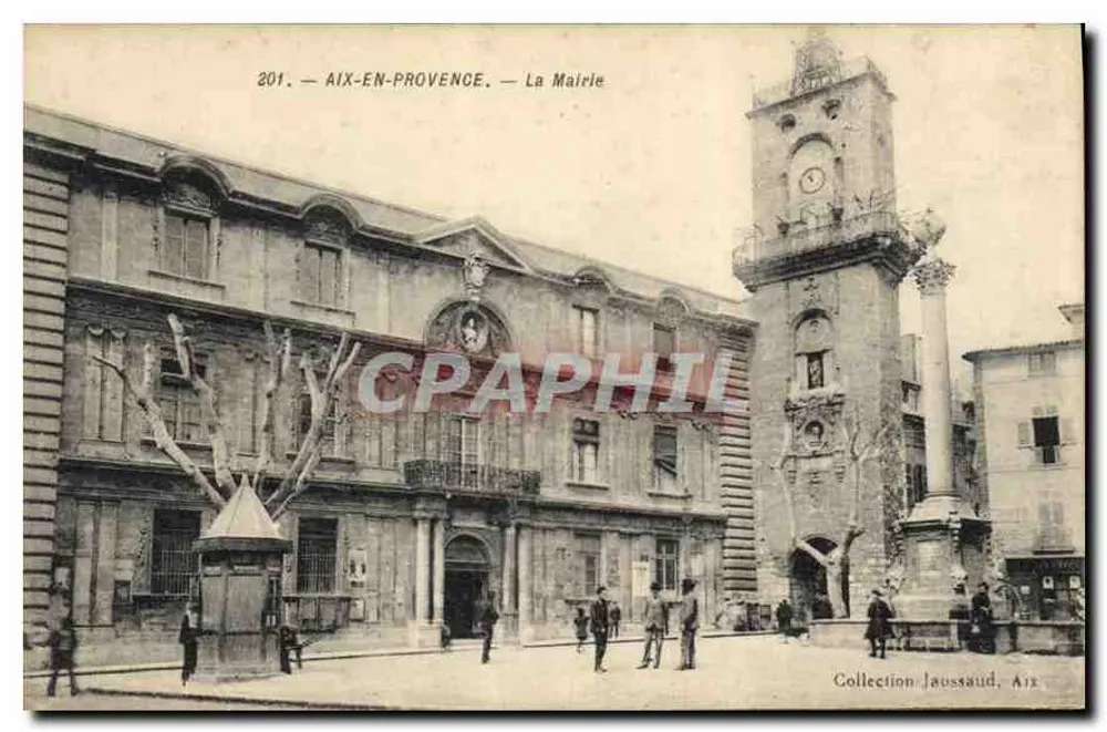 Aix-en-Provence — A Prefeitura — Coleção Jaussaud - Frente