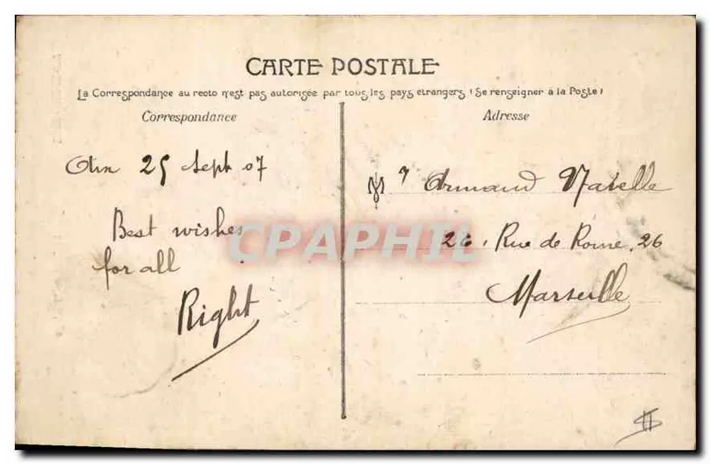 Aix-en-Provence — La Tour de l'Horloge et la Fontaine — Verlag: Pierre Dugouette - Rückseite