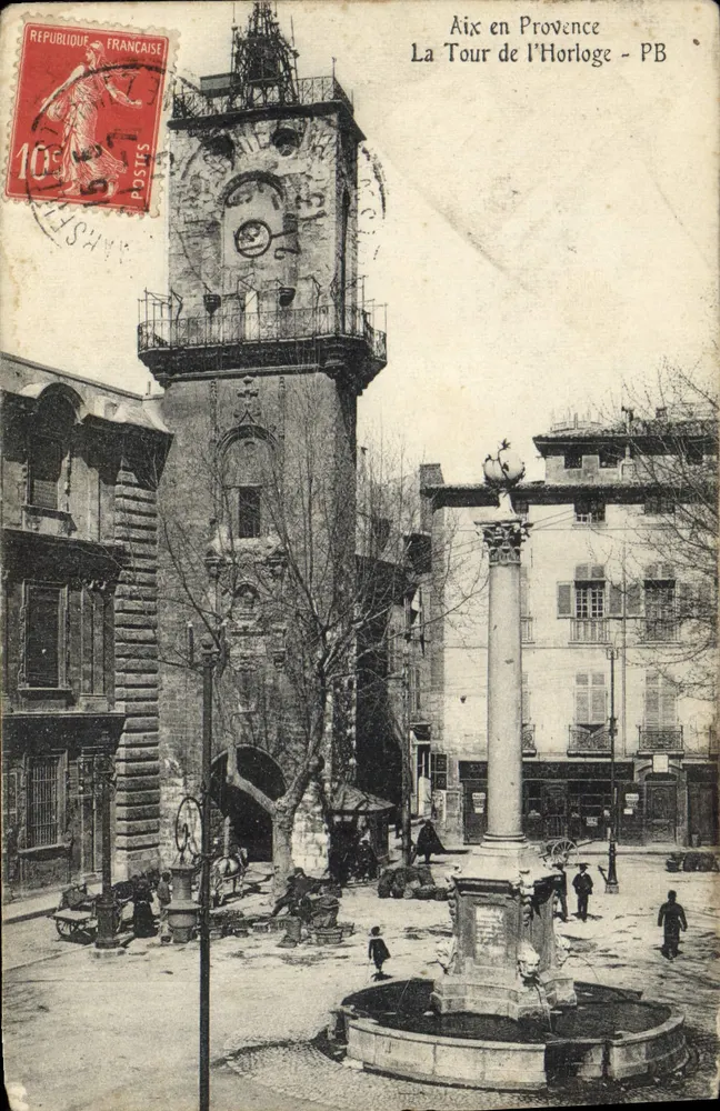 Aix en Provence — Die Uhrturm - PB — Verlag PB - Vorderseite