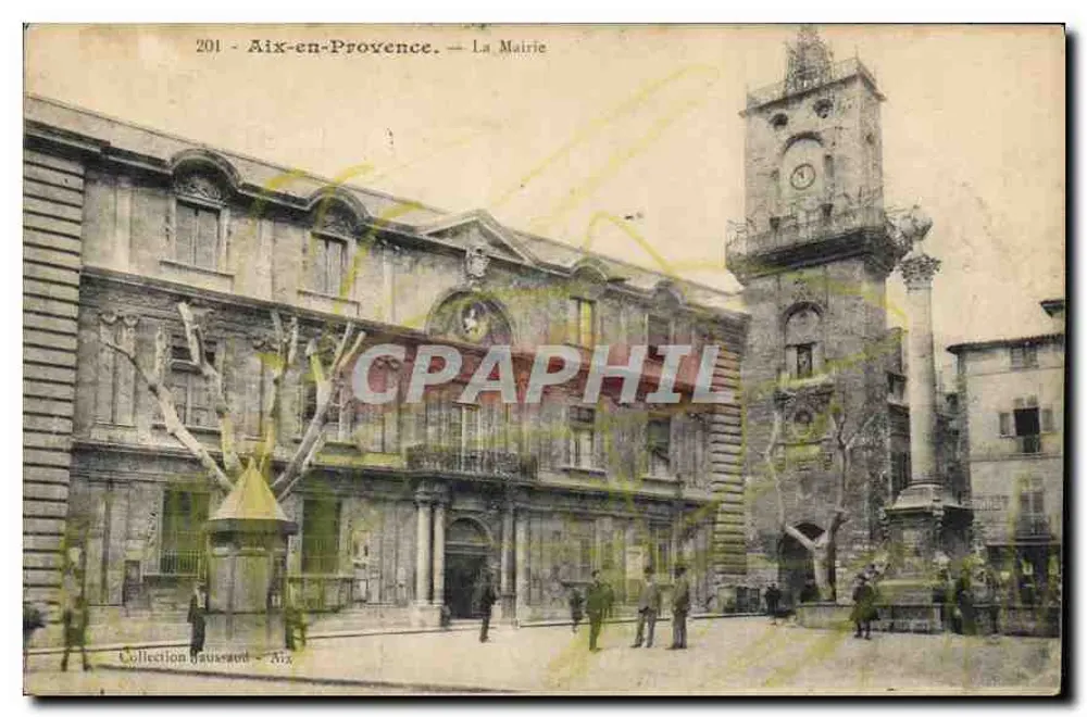 Aix-en-Provence — A Prefeitura — Coleção Bausseoun - Frente