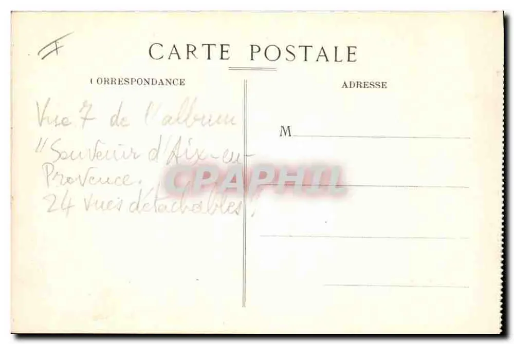 Aix-en-Provence — La Mairie — Editor: Vues & de l'Album - Reverso