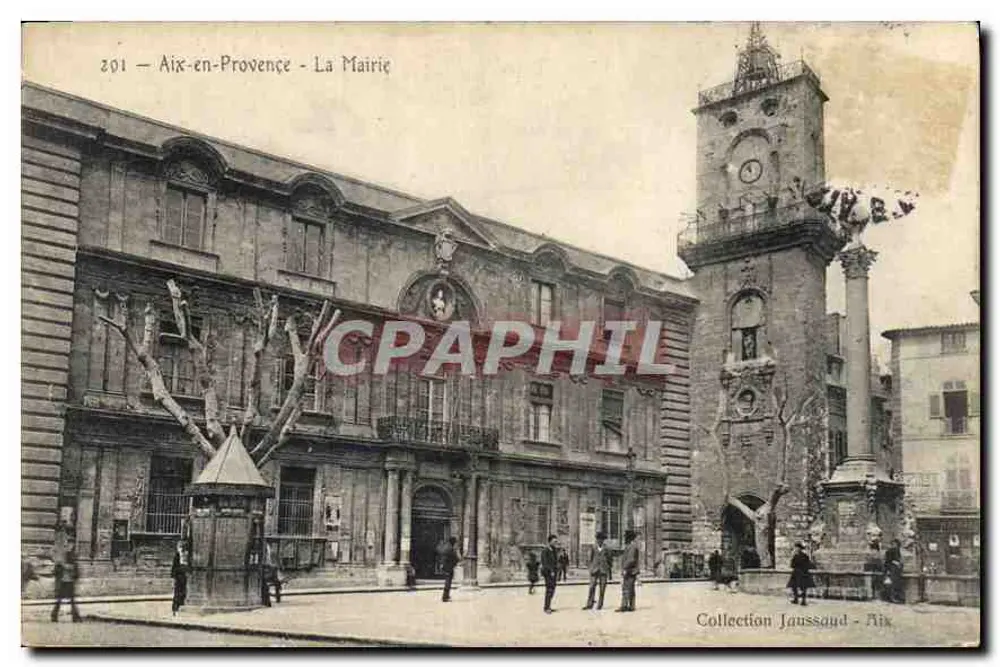 Aix-en-Provence - A Prefeitura — Coleção Jaussaud - Aix - Frente