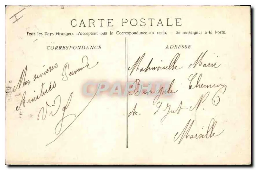 Aix-en-Provence - A Prefeitura — Coleção Jaussaud - Aix - Verso
