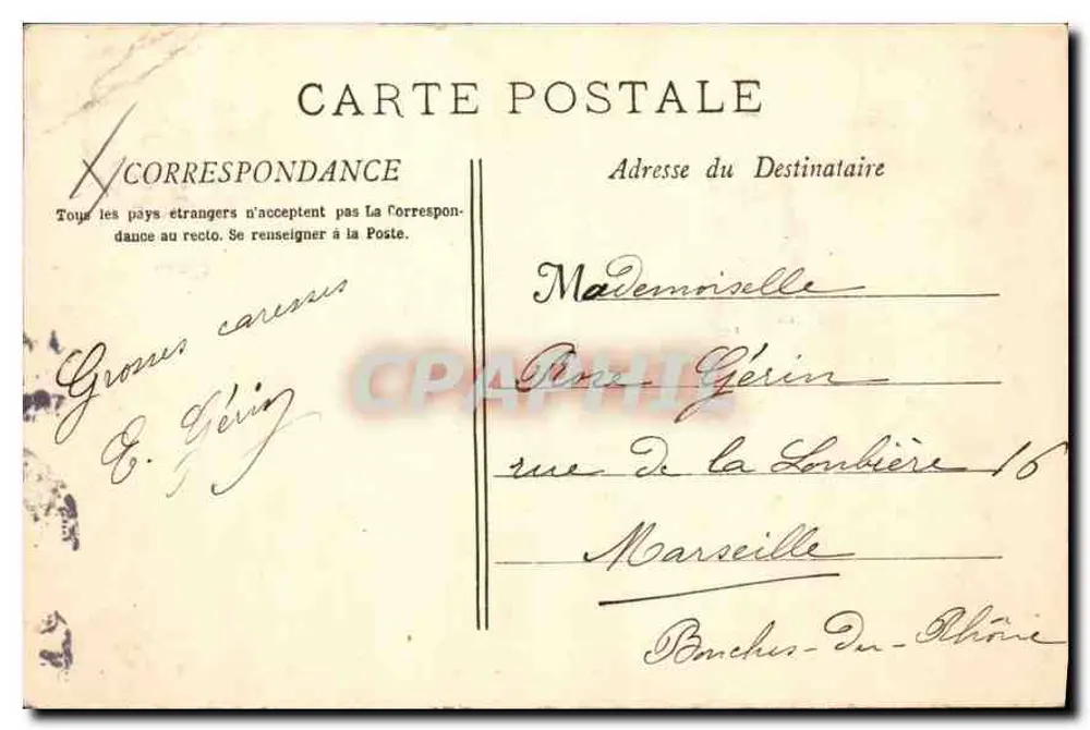 Aix-en-Provence - La Mairie — foto Jouven — Colección C. M. - Reverso