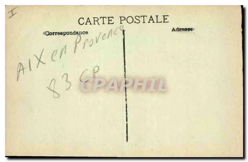 Aix-en-Provence — La Mairie & Tour de l'Horloge — Maggi - Rückseite