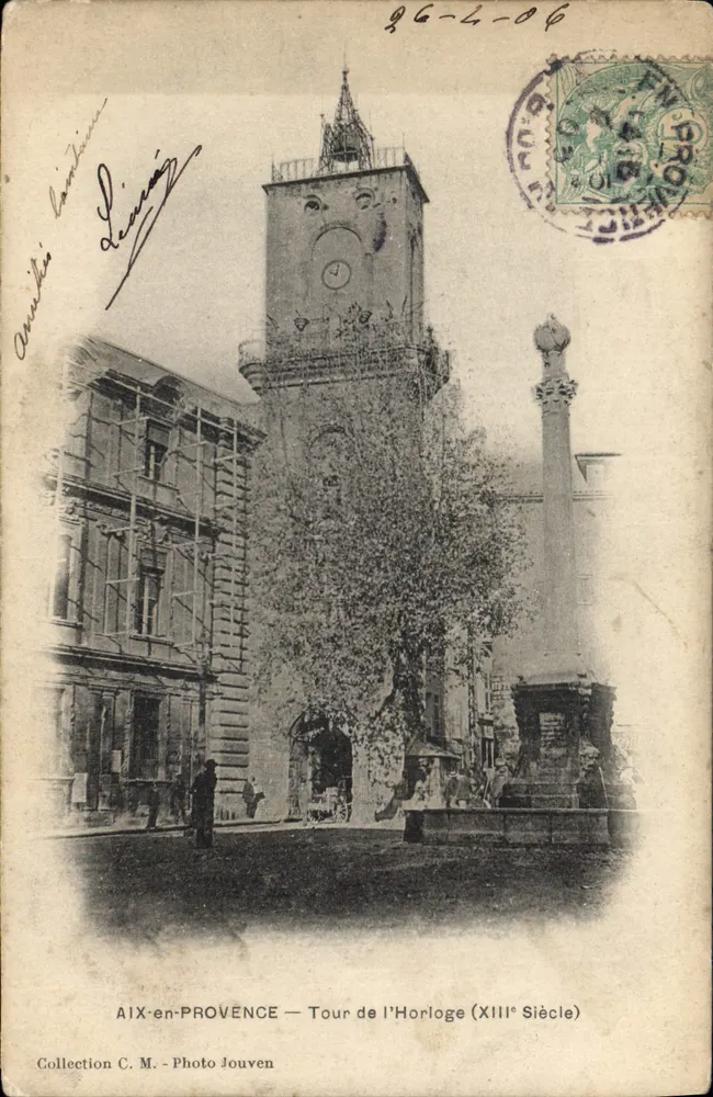 AIX-EN-PROVENCE — Turm der Uhr (13. Jahrhundert) — Photo Jouven - Vorderseite