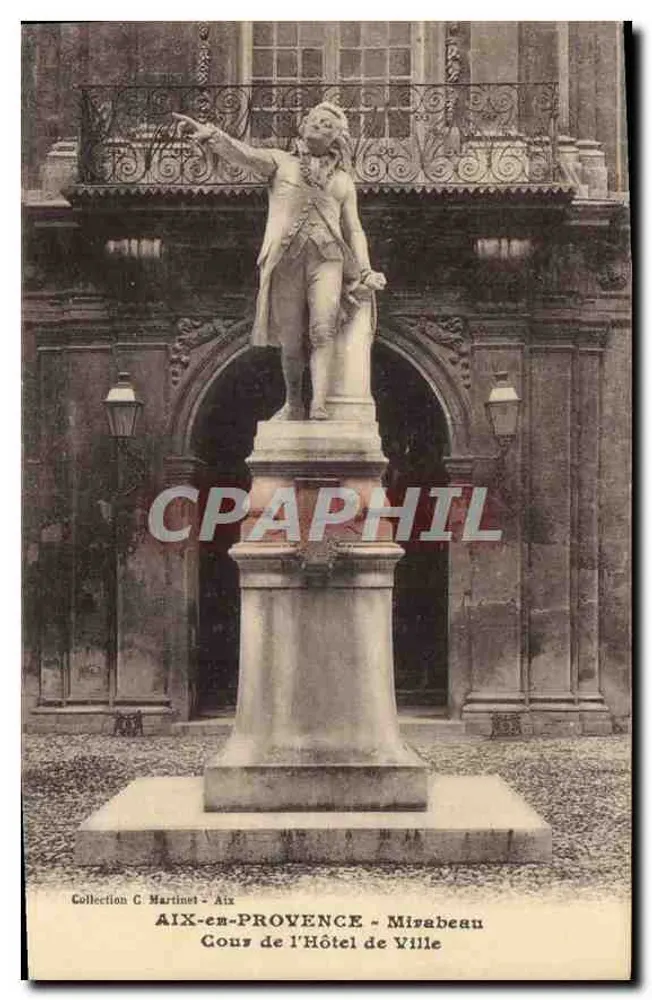 Aix-en-Provence - Mirabeau - Cour des Hôtel de Ville — Sammlung C. Martinet - Vorderseite