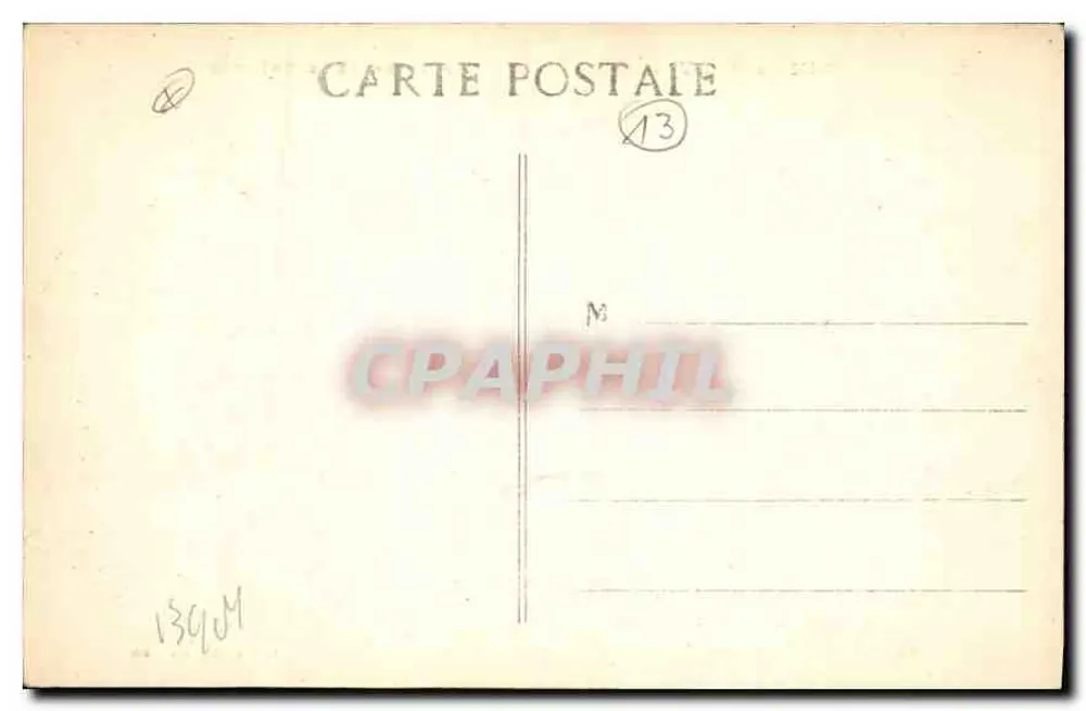 Aix-en-Provence — Fontäne der Rotonde — Cognac (Verlag) n°13 - Rückseite