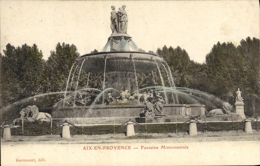 Aix-en-Provence — Fontaine Monumentale — Germanet, editora - Frente