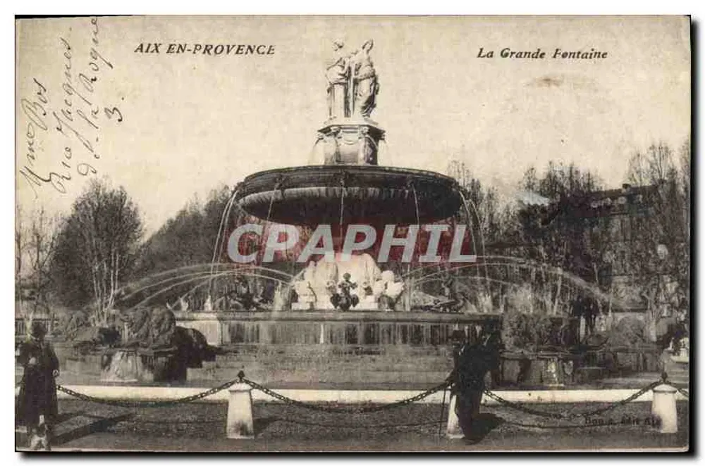 Aix-en-Provence — Die Grande Fontaine — Bonne & Cie, n° 41 - Vorderseite